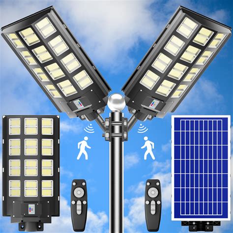 Loyoele W Solar Street Lights Outdoor Lumens Solar Flood