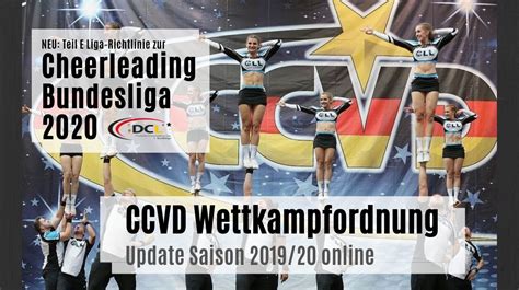 CCVD Wettkampfordnung Update Online Cheerleading Und