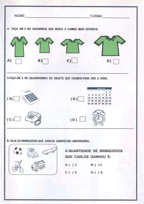 Avaliação Diagnostica De Matematica - 8