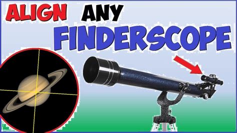 How To Align Any Finderscope On A Telescope Step By Step By Reflactor Youtube