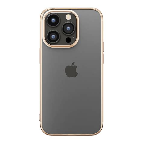 【iphone14 Pro ケース】メタリックフレーム クリアケース ゴールド Pga Iphoneケースは Unicase