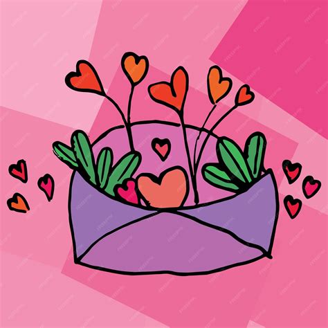 Premium Vector Hand Drawn Valentine Cards