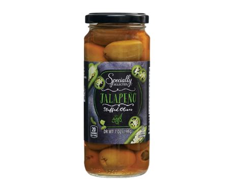 Specially Selected Stuffed Queen Olives Assorted Varieties Aldi Us