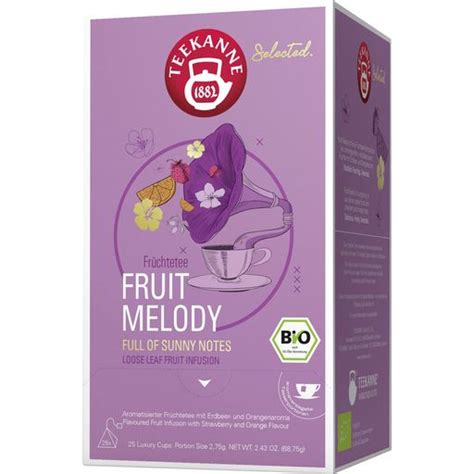 Teekanne Bio Luxury Cup Fruit Melody G Piccantino Onlineshop