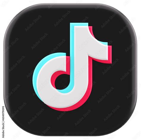 Valencia Spain May 2023 Tiktok Isolated Logo App Icon On