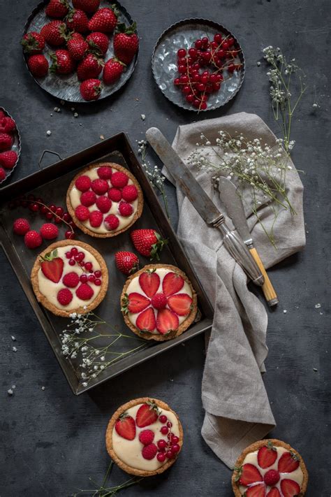 Tartaleta Sin Gluten Con Frutos Rojos Y Crema Pastelera Artofit