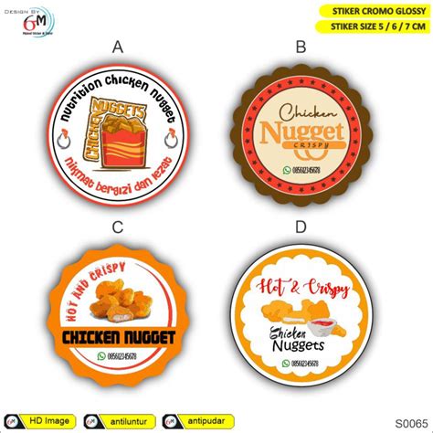 Jual Stiker Label Nugget Chicken Indonesiashopee Indonesia