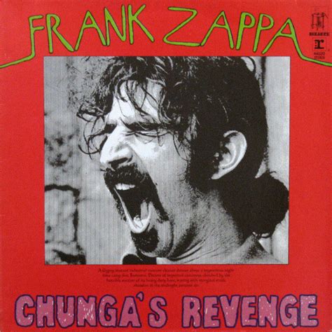 Frank Zappa Chunga S Revenge Gatefold Vinyl Discogs