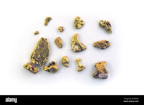 Alluvial gold nuggets hi-res stock photography and images - Alamy