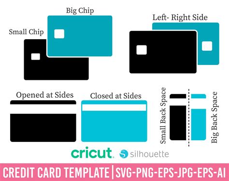 Credit Card Template Svg Credit Card Svg Debit Card Svg - Etsy