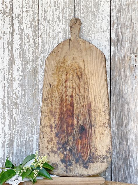 Antique Cutting Board Wood Bread Board French Farmhouse Decor Primitive