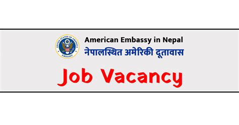 Job Openings at The American Embassy