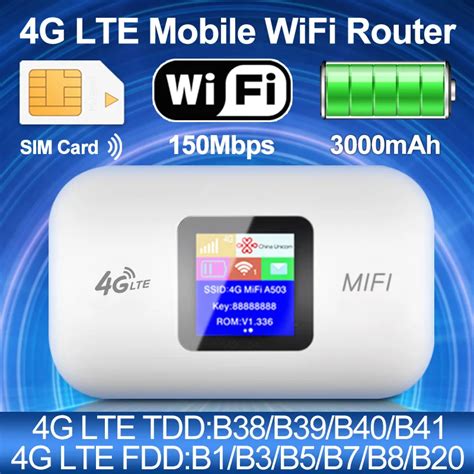 Enrutador Wifi G Lte M Dem Port Til Inal Mbrico Para Exteriores Punto