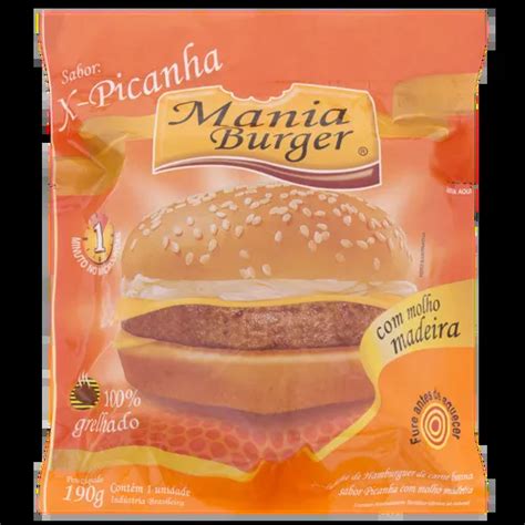 Sandu Che De Hamb Rguer Sabor Fil Mignon Bacon Mania Burger G