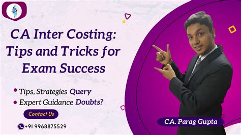 Ca Inter Costing Tips And Tricks For Exam Success