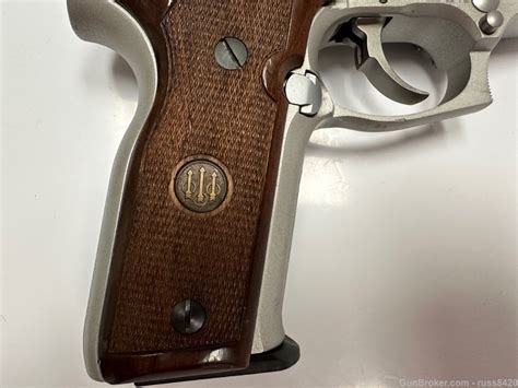 Beretta Model Cougar Inox Stainless Walnut Grips Rare Semi Auto