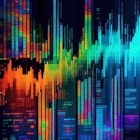 Abstract Graph Visualization Of Financial Data And Stock Markets