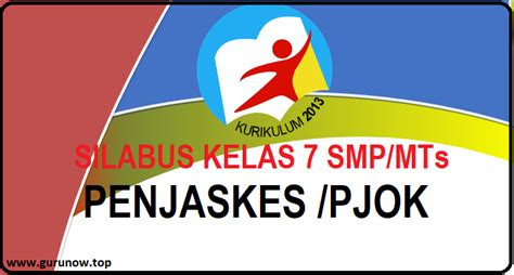 Silabus Penjaskes Pjok Kelas 7 Smp Mts K13 Tahun 2021 2022 Guru Now