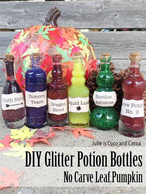 Potion Bottles Diy Halloween Decor Julie Measures