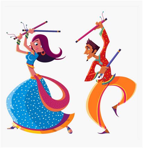 Raas Dandiya, HD Png Download , Transparent Png Image - PNGitem