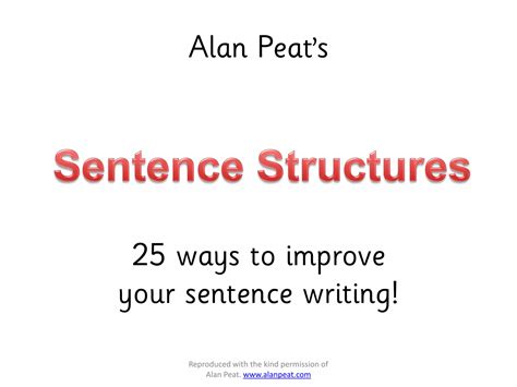 Improving sentence structure 24 tips | PDF