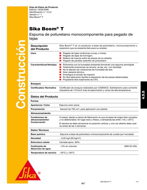 Sika Boom T