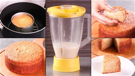 Vanilla Super Sponge Cake In Blender In Lock Down Easy Eggless