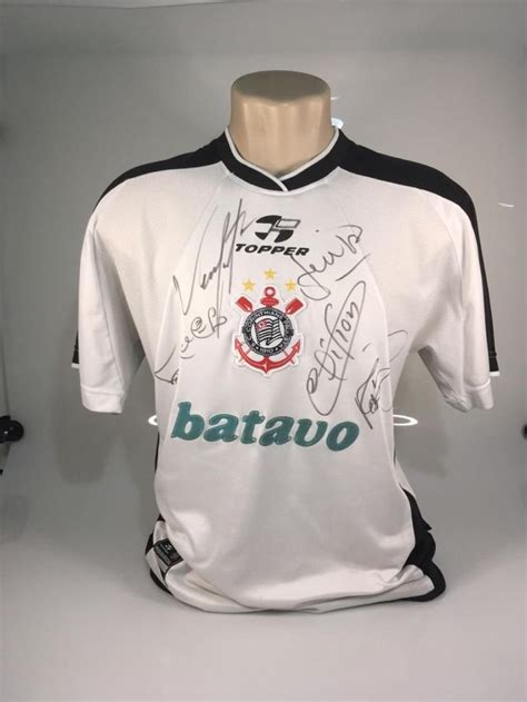 Camisa Corinthians Luizao Assinada Frente