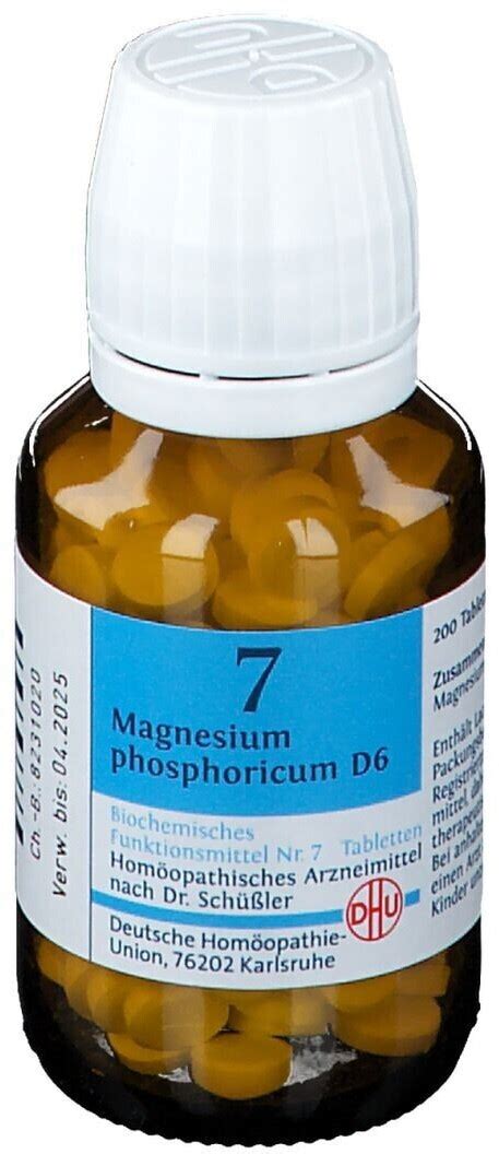 Dr Schüßler Salze Schüßler Salz Nr 7 Magnesium Phosphoricum D6