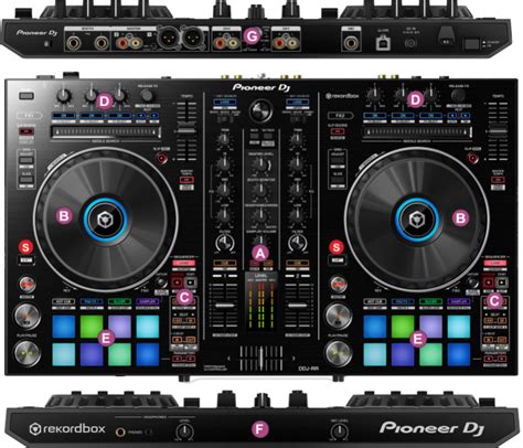 VirtualDJ Hardware Manuals Pioneer DJ DDJ RR Layout