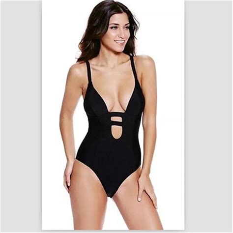 Itfbas 2017 Behind Hollow Bandage Swimwear Women New One Piece Swimsuit