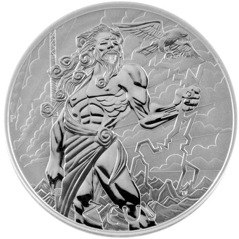 Oz Silber Tuvalu G Tter Des Olymp Zeus Welt Der Numismatik