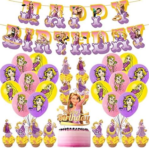 Rapunzel Birthday Decorations Tangled Rapunzel Party Supplies Includes