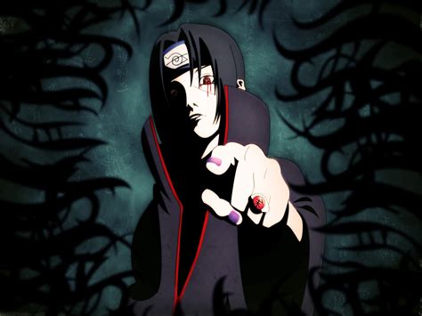 Naruto Shippuuden Uchiha Itachi Akatsuki Sharingan Wallpaper