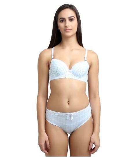 Buy Theoowls White Cotton Bra And Panty Sets Online At Best Prices In