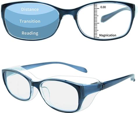 Soarea Progressive Multifocus Reading Glassessafety Glasses Blue Light Blocking For