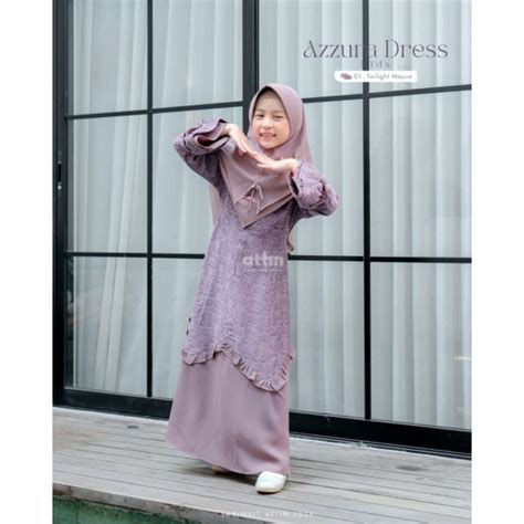 Jual Sarimbit Azzam Azzura By Attin Warna Twilight Mauve Est Ready