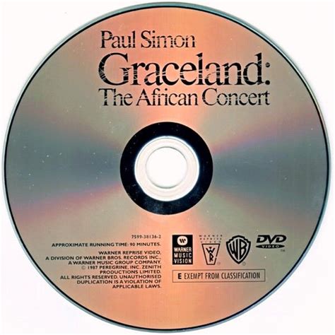 Graceland The African Concert Paul Simon Dvd