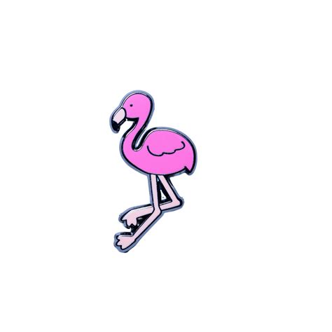 Flamingo Enamel Pin Domo Pins