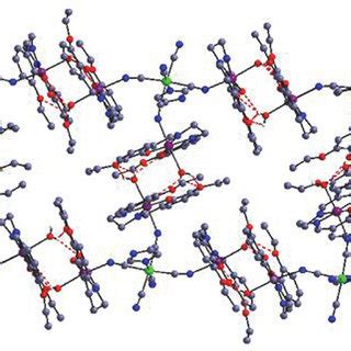 One Dimensional Double Chain Structure Of Complex 2 Formed By