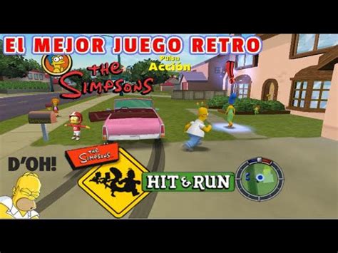 Bienvenidos A Springfield Juego Retro Los Simpsons Hit N Run En