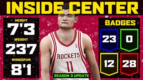 Best Inside Center Build Nba K Season Comp Rec And Proam