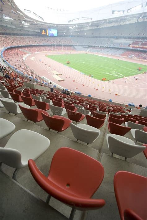 Asientos En El Estadio Ol Mpico De Pek N Imagen De Archivo Editorial