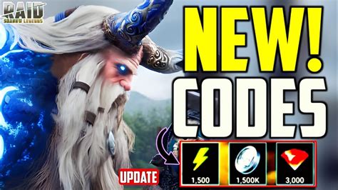 ALL NEW PROMO CODES FOR RAID SHADOW LEGENDS RAID SHADOW LEGENDS