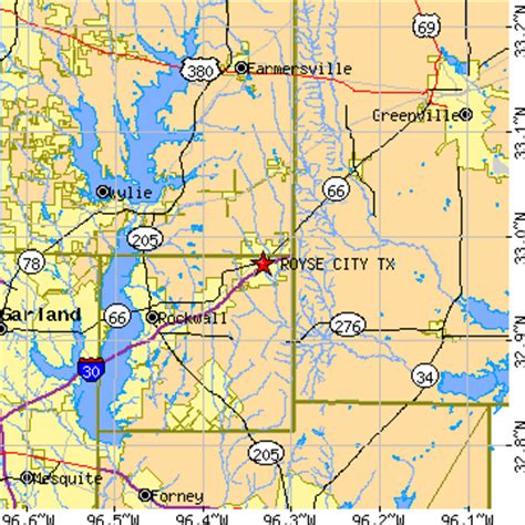 Royse City, Texas (TX) ~ population data, races, housing & economy