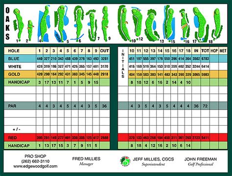 34 West Woods Golf Course Scorecard Kerryanncamryn