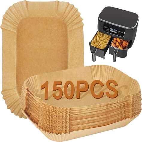 Amazon de YQL Backpapier für Heißluftfritteuse 150 Stück Airfryer