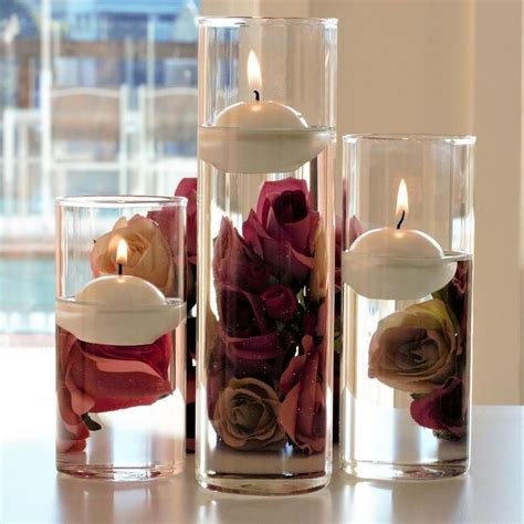 Elegant Floating Candle Centerpieces