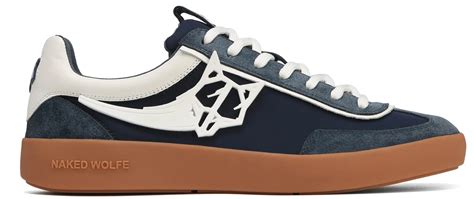 Giày Naked Wolfe Palm Navy Nylon Authentic Shoes