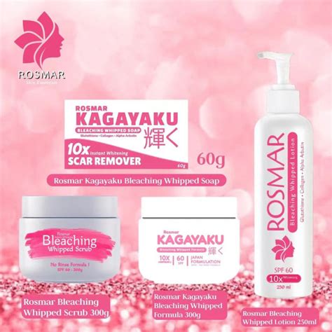 ROSMAR Bleaching Whipped Scrub NO Rinse Formula KAGAYAKU SOAP Lazada PH